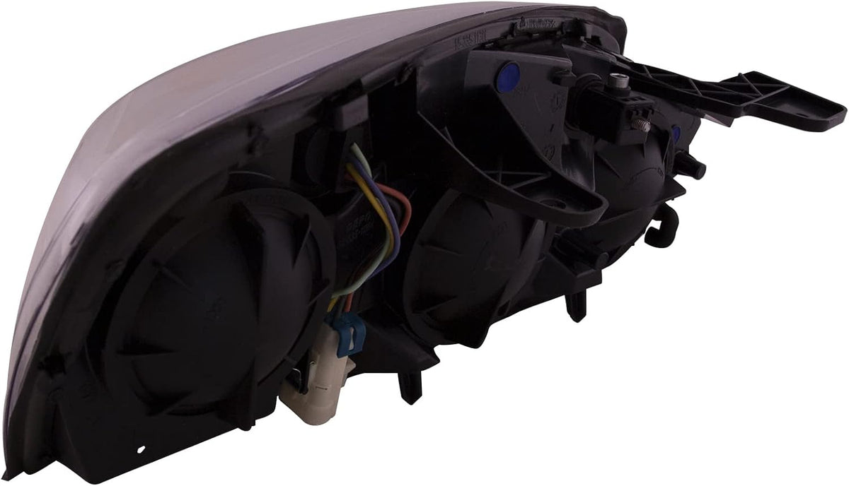 HEADLIGHTSDEPOT Halogen Headlight Compatible With Chevrolet Malibu 2004-2007 Includes Left Driver Side Headlamp