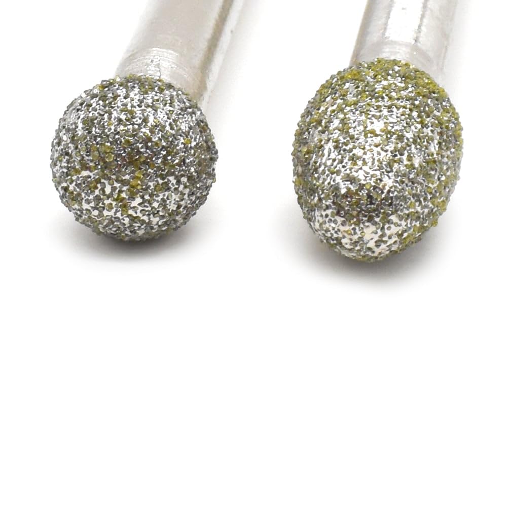 Big Horn 19391 5PC Diamond Burr Set - 1/4" Shank, 50 Grit - Coarse