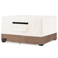 Fire Pit Cover Rectangular, Outdoor Heavy Duty 600D 100% Waterproof Tear-Resistant 52 Inch Fire Table Cover