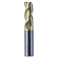 BestParts 1/2" 3 Flute Solid Carbide End Mill for Aluminum - ZrN Coated