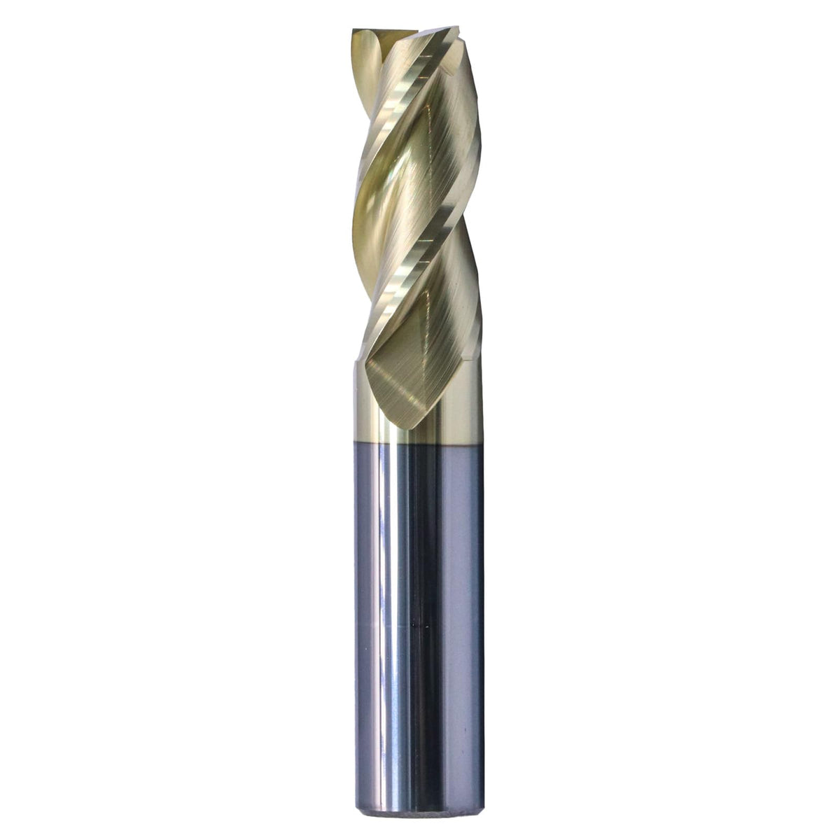 BestParts 1/2" 3 Flute Solid Carbide End Mill for Aluminum - ZrN Coated
