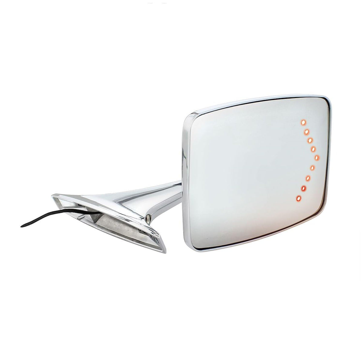 United Pacific Convex Exterior Mirror w/LED Turn Signal For 1973-87 Chevy & GMC Truck - R/H
