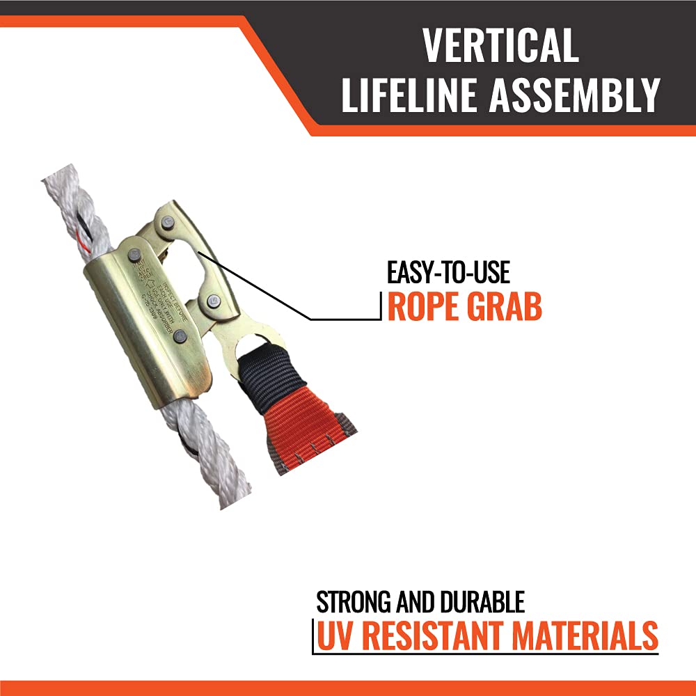 100-ft Vertical Lifeline Assembly – Fall Protection Lanyard