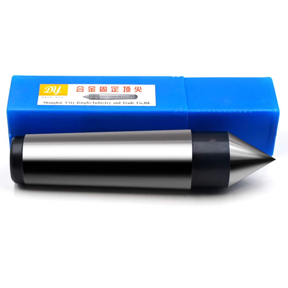 Oudtinx 1pc Lathes MT5# 60 Degree Point Morse Taper Lathes Dead Center