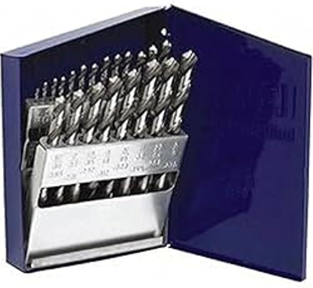 Irwin Tools IRWIN Drill Bit Set, Cobalt Alloy Steel, Jobber, Fractional, 21-Piece (63221)