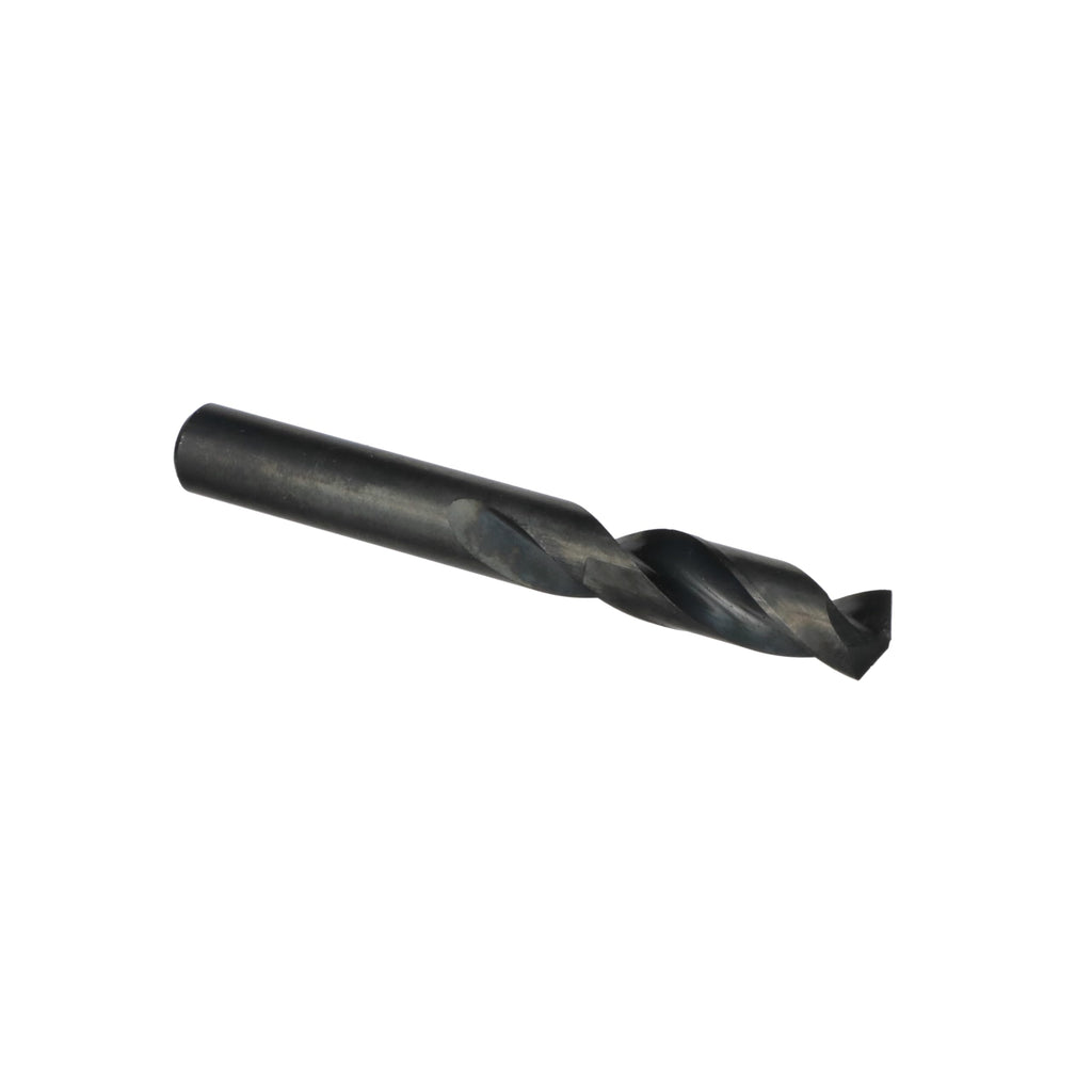 Drill America DWDST Series High-Speed Steel Screw Machine Length Drill Bit, Black Oxide Finish, Round Shank, Spiral Flute, 135 Degrees Split Point, 35/64" Size (Pack of 1)