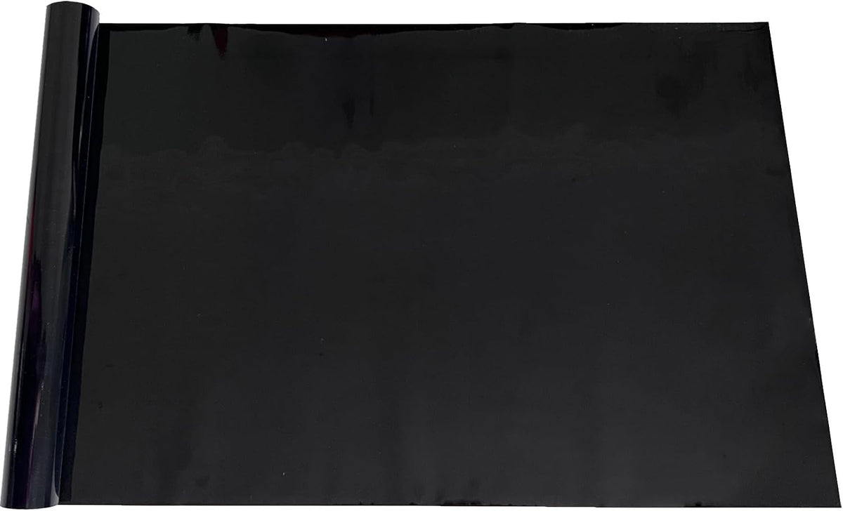 Black Aquarium Background Fish Tank Film, Static Cling, 47.2 x 17.7 in