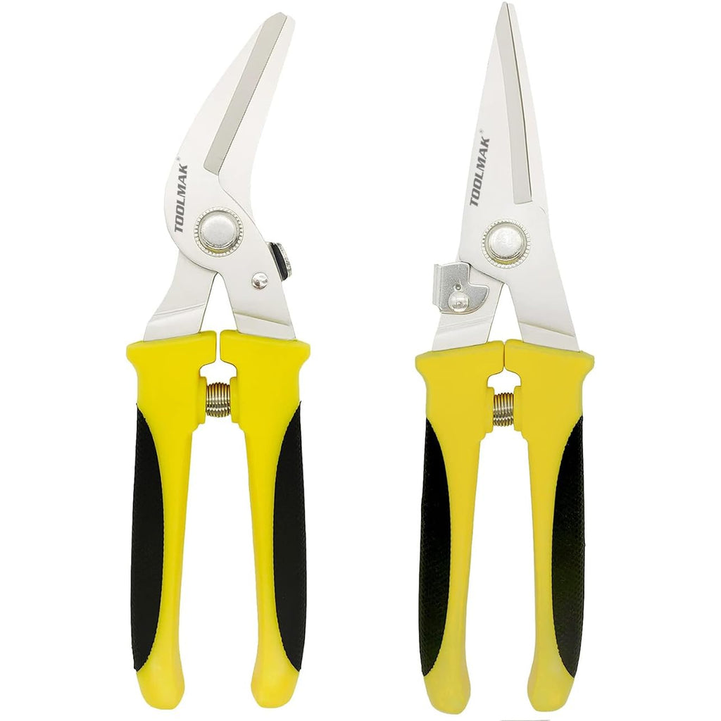 TOOLMAK Aviation Tin Snips Metal Cutter Set