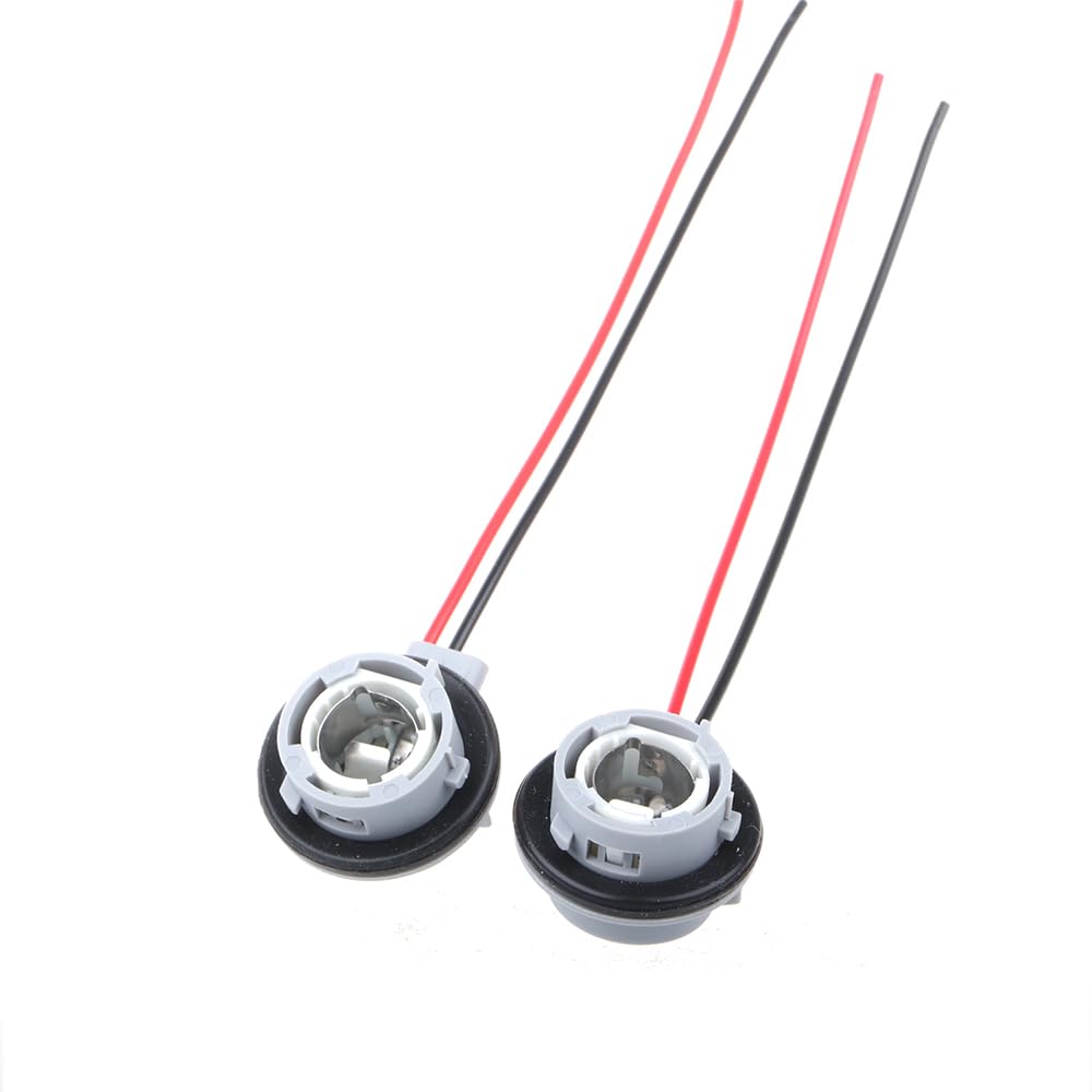 KBPEIJIN 1156 P21W Bulb Socket Wiring Harness Fit for Audi Q7 Tail Light Socket Connector 2Pcs
