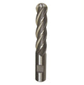 Drill America DWCF Series High-Speed Steel End Mill, Polished Finish, 4 Flute, Square End, 4" Cutting Length, 1 1/4" Cutting Diameter, 6-1/2" Length, 1" Shank (Pack of 1)