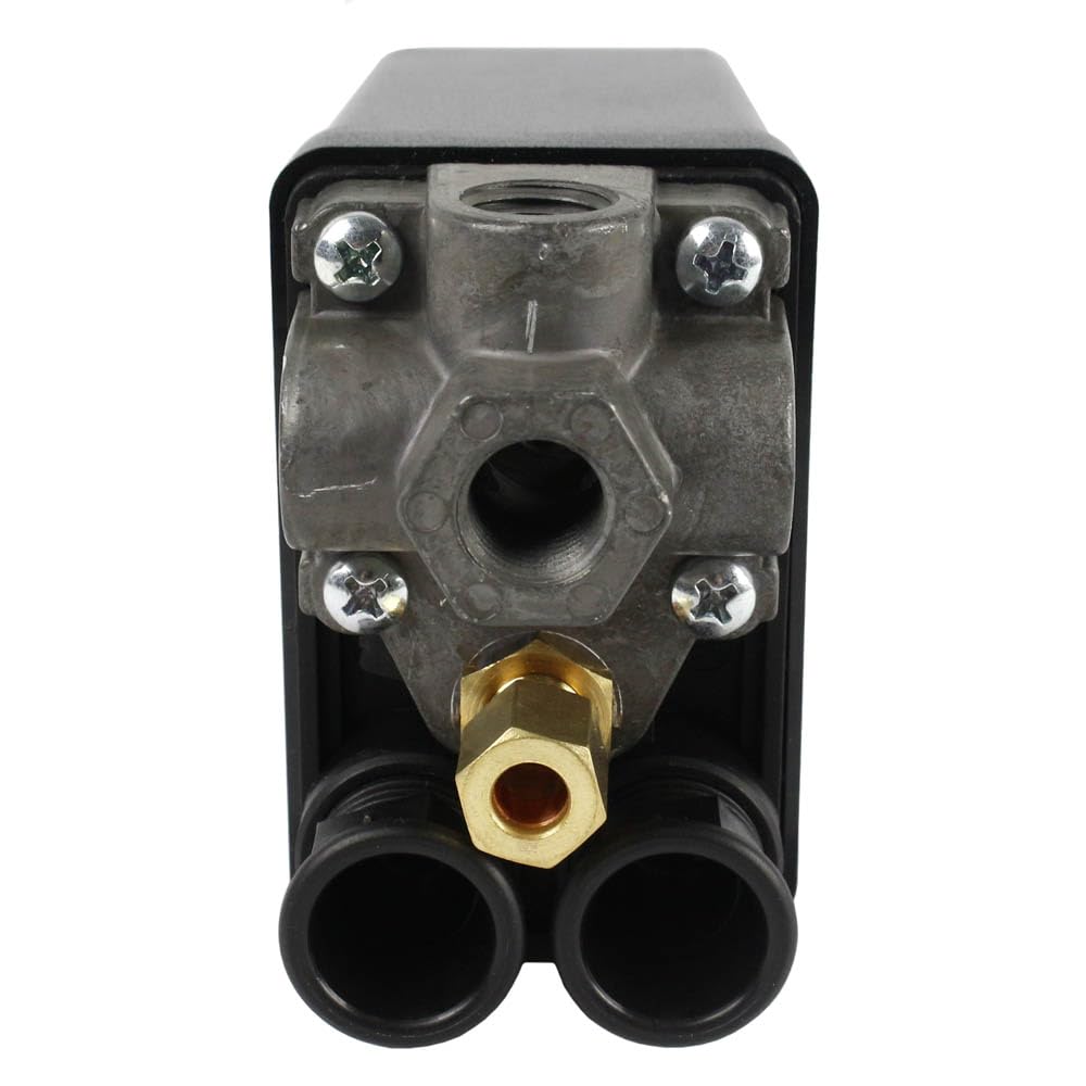 Lefoo 95-125 PSI 4 Port Pressure Switch Aftermarket Replacement Fits Hitachi and Emglo Compressors