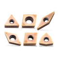 2pcs TNMG160408 CBN-6 Cubic Boron Nitride Composite Coated Inserts