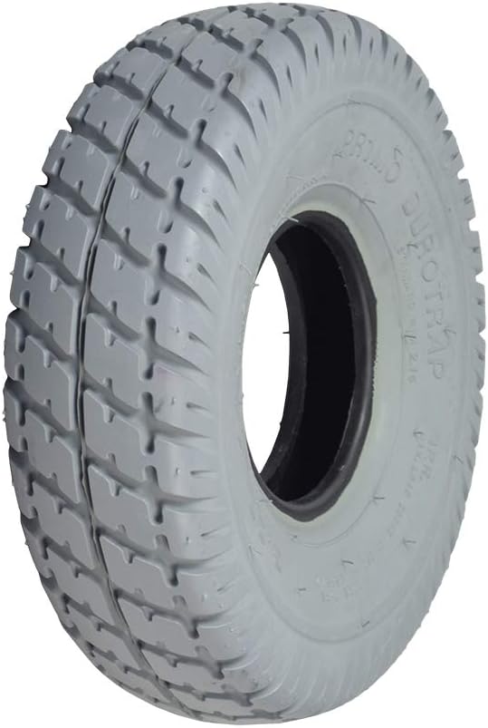 AlveyTech 3.00-4 Pneumatic Mobility Tire with Durotrap C9210 Tread for Pride Victory 10 (SC610/SC710) Scooter - Replacement Tires for Heartway, Jazzy, Jet, and Pride Power Chair & Scooters (TAG111004)