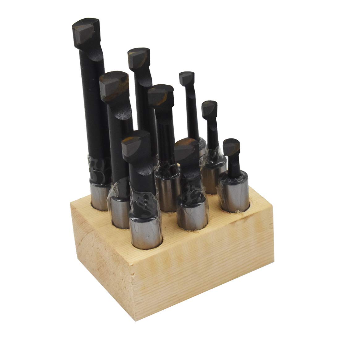 1/2 Boring Bar Set C6 9 Pcs Carbide Tipped Bars 3/4 Shank Lathe Tool