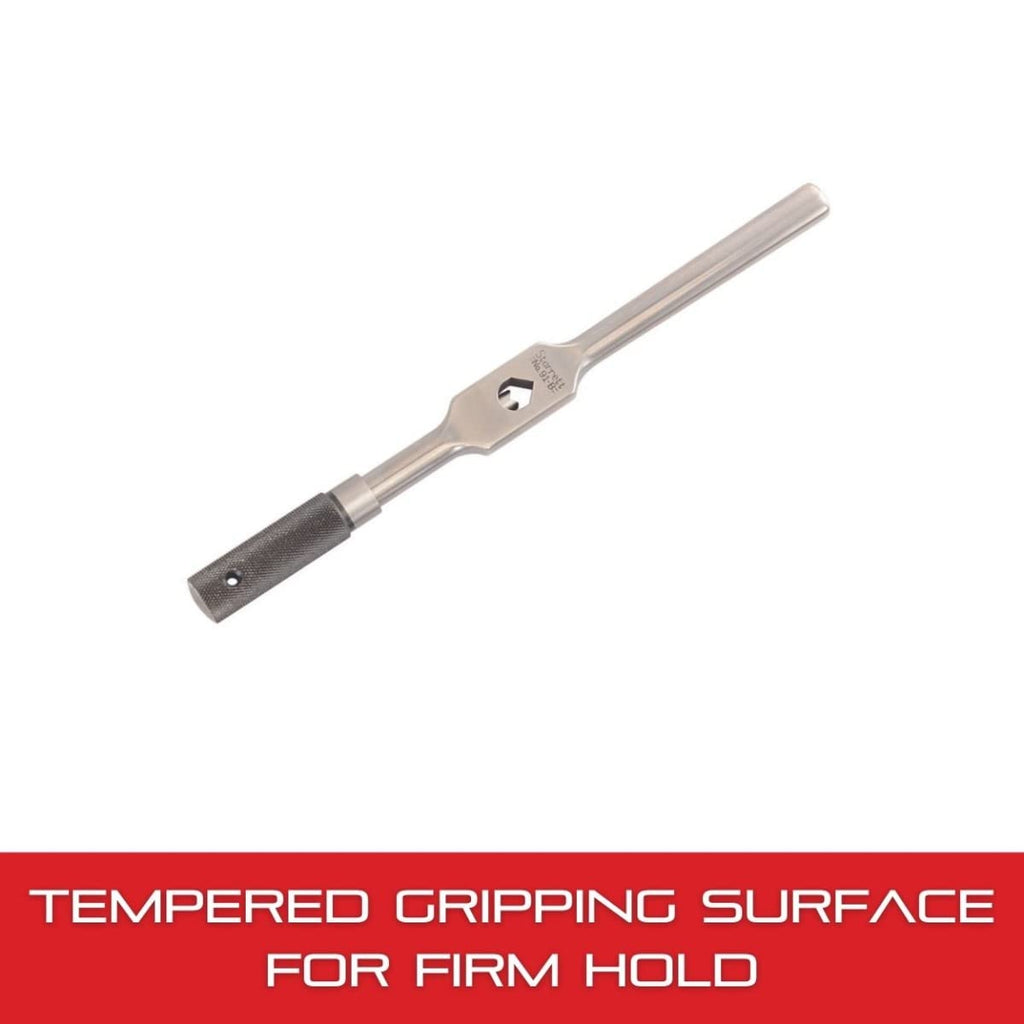 Starrett Tap Wrench, 9" Body Length, 5/32-9/32" Square Shank
