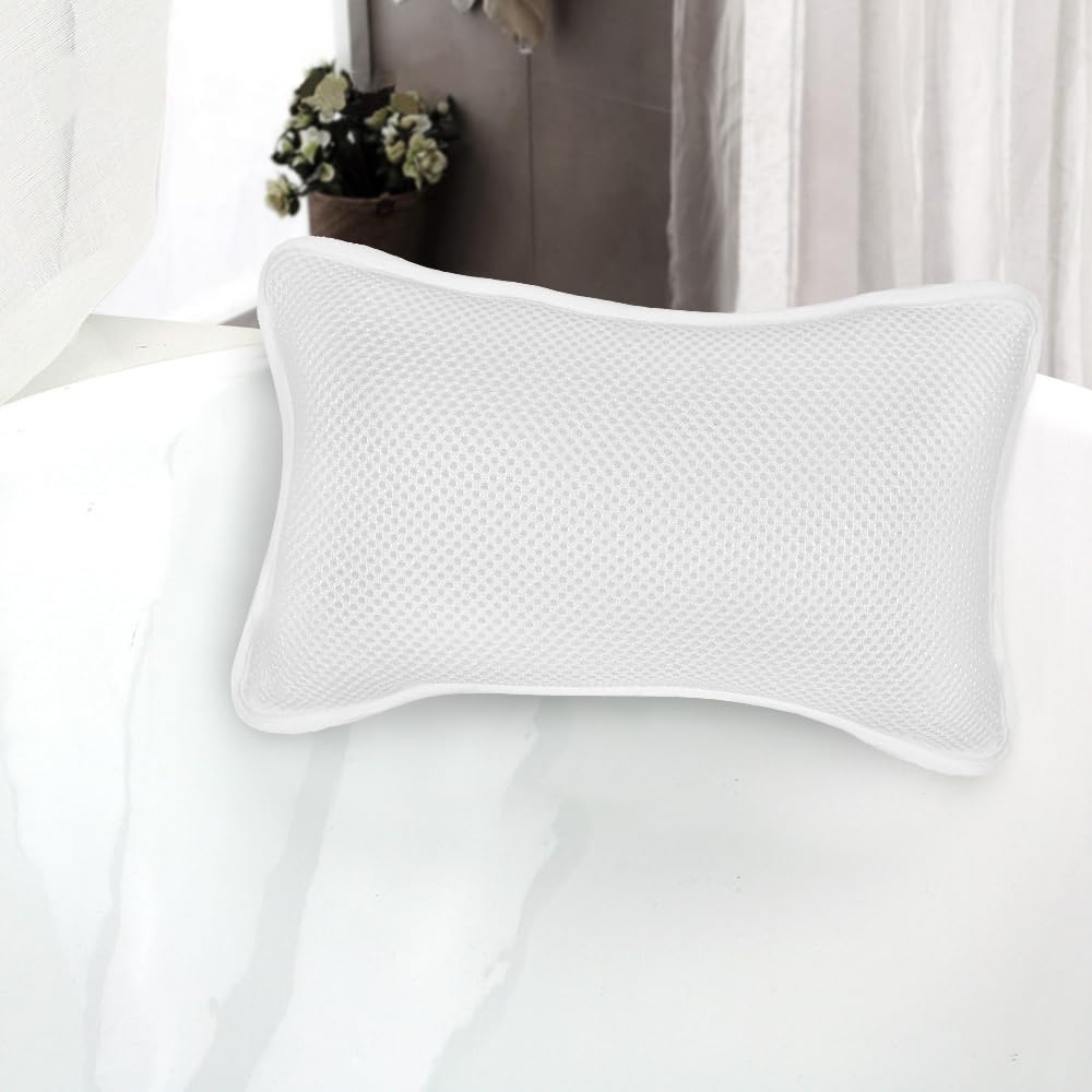 Luxury Bath Pillow, Slip-Resistant Neck & Back Support