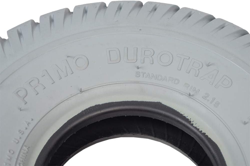 AlveyTech 3.00-4 Pneumatic Mobility Tire with Durotrap C9210 Tread for Pride Victory 10 (SC610/SC710) Scooter - Replacement Tires for Heartway, Jazzy, Jet, and Pride Power Chair & Scooters (TAG111004)