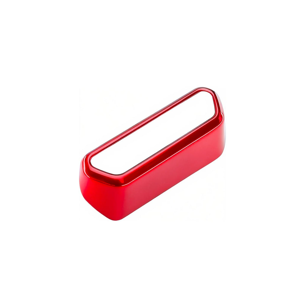 JUIVEEL Headlight Adjustment Switch Button Cover Trim,Front lamp Adjusting Part Cover Compatible with Kia K4 2025-2026 Accessories (Glossy Red Style)