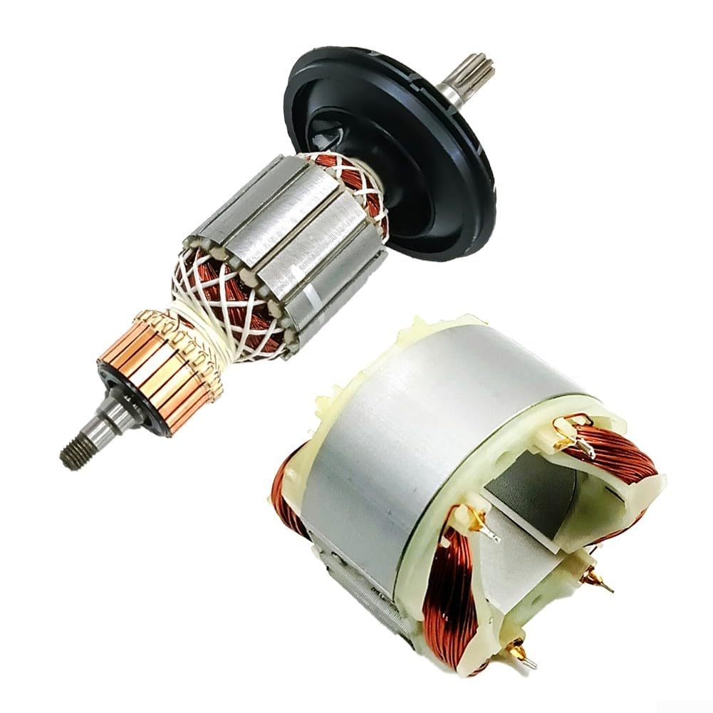 For Bosch RH540 RH540S Armature And Stator Set Includes 1619P10864 Armature And 1619P08324 Stator Metal Construction Replacement Parts For Motor Repair Or Upgrade One Set