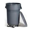 32 Gallon Outdoor Trash Can, Outdoor Trash Can with Lid and Wheels, Commercial Trash Cans Suitable for Restaurants
