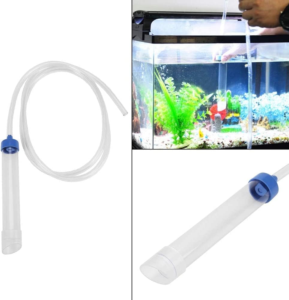 Manual Water Changer Gravel Cleaner Water Filter Syphon Tube Fluids Transfer Tool PVC Sand Vacuum Pump Fish Tank Tool
