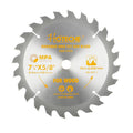 Hoteche 7-1/4-Inch Circular Saw Blade for Wood 24-Tooth Tungsten Carbide-Tipped Blade High-Performance Professioal Saw Blade for Circular Saws and Miter Saws, Rhombus Hole Size 5/8-inch