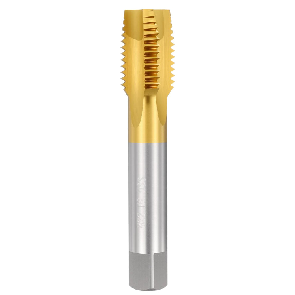 Workkyma M22 x 2.5 Spiral Point Tap M2 High Speed Steel Titanium