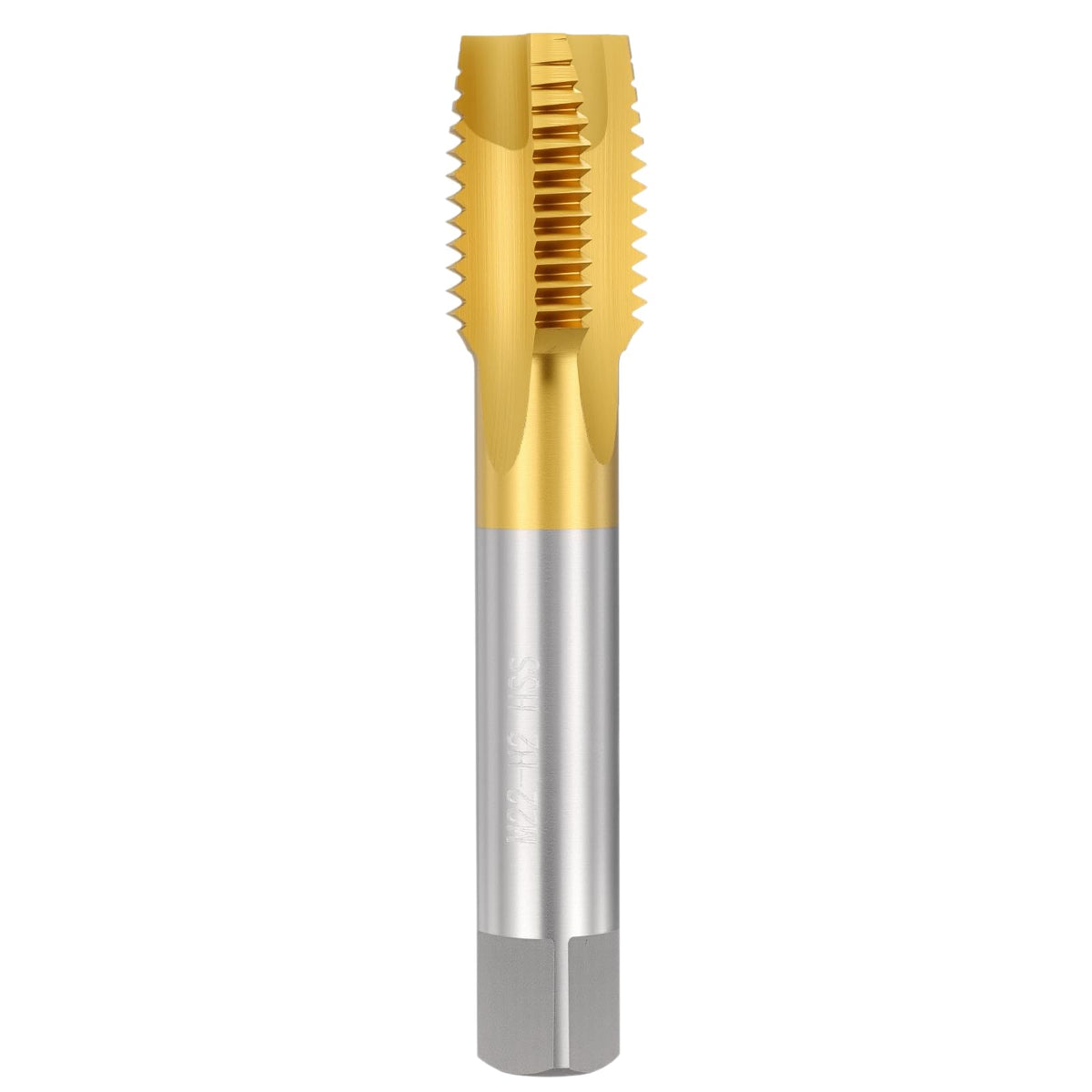 Workkyma M22 x 2.5 Spiral Point Tap M2 High Speed Steel Titanium