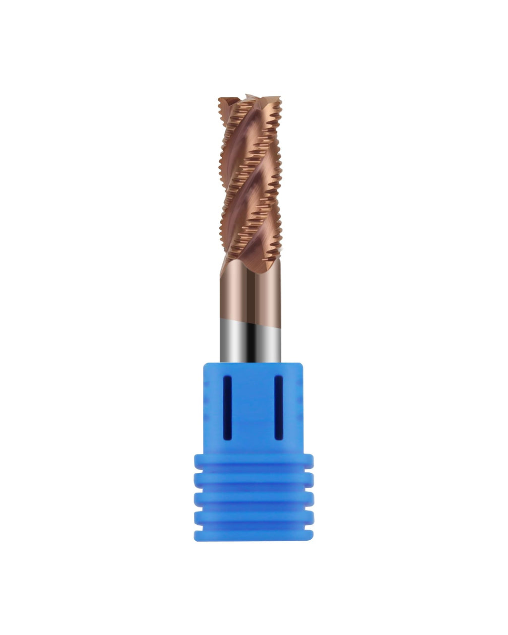 3/8" Carbide Roughing End Mill, 4 Flute End Mill Bits, 3/8" Cutting Dia