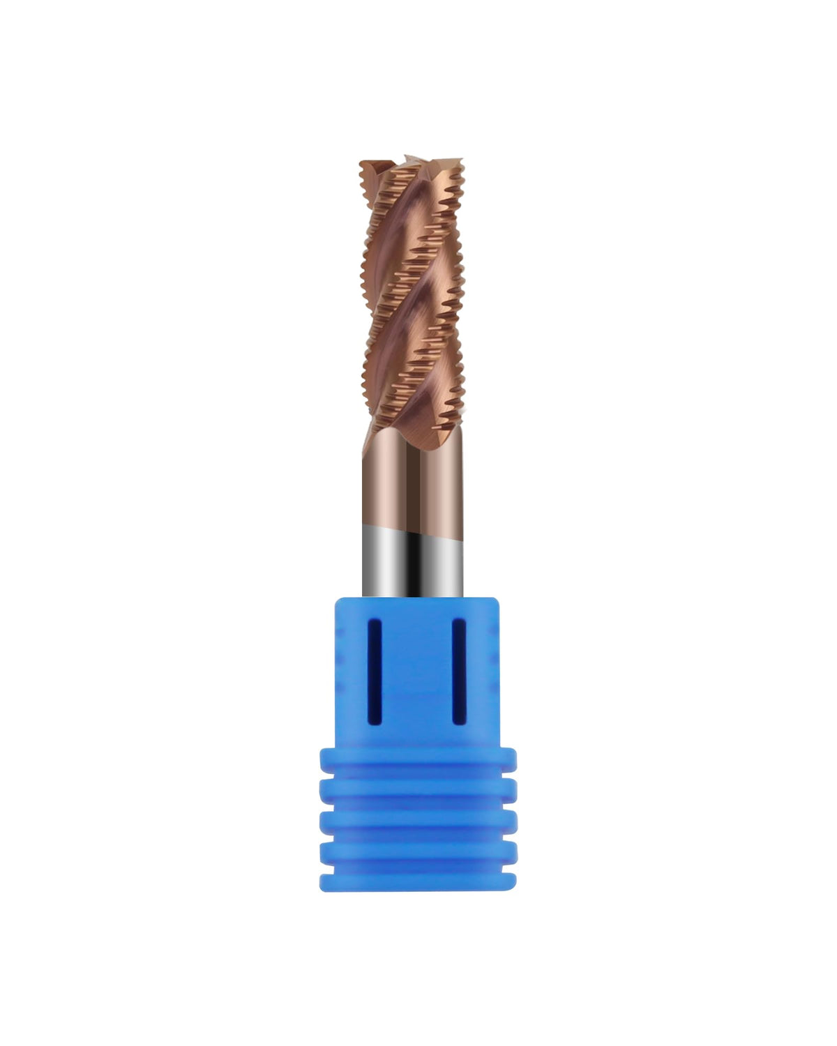 3/8" Carbide Roughing End Mill, 4 Flute End Mill Bits, 3/8" Cutting Dia