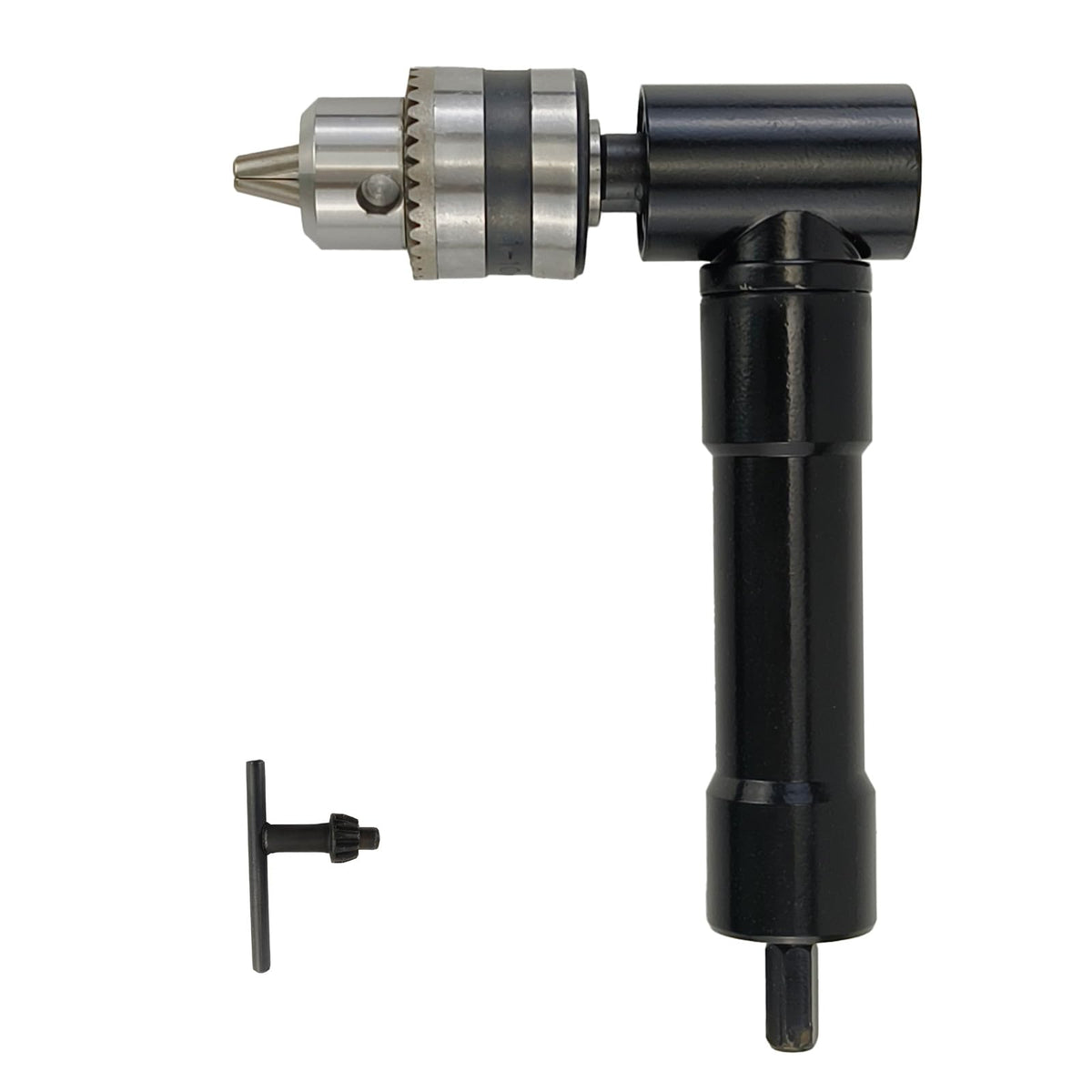 90° Right Angle Drill Adapter 3/8" Chuck 8mm Hex Shaft for Cordless