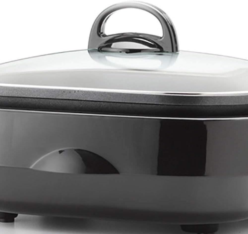 Housewares Asp-218B 3-in-1 Grillet Indoor Grill, Black