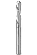 YONICO Carbide Ball Nose End Mill CNC Router Bits 2 Flute Spiral 1/4-Inch Dia. Downcut 1/4-Inch Shank 32215-SC