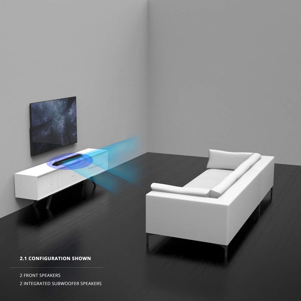 SB362An-F6B 36inch 2.1 Sound Bar with Built-in Dual Subwoofers (Renewed)