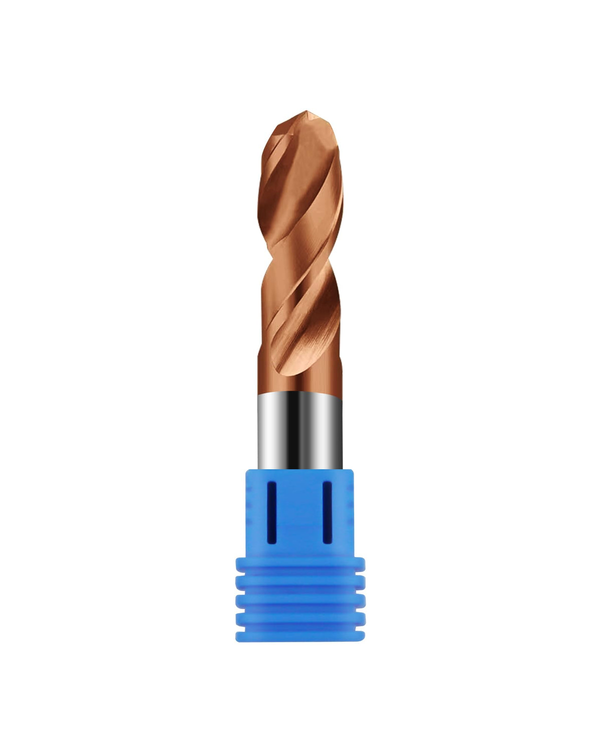 Zorqon 1/2" Carbide Ball Nose End Mills, TISIN Coated, 2 Flute