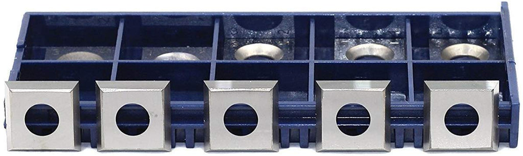 YUFUTOL 14mm Square Straight Carbide Cutter Insert(14mm length X14mm widthX2.0mm thickness),Pack of 10, Designed for Spiral/Helical Planer Cutter Head Wood Lathe Tool with 10pcs M6x10 Screws