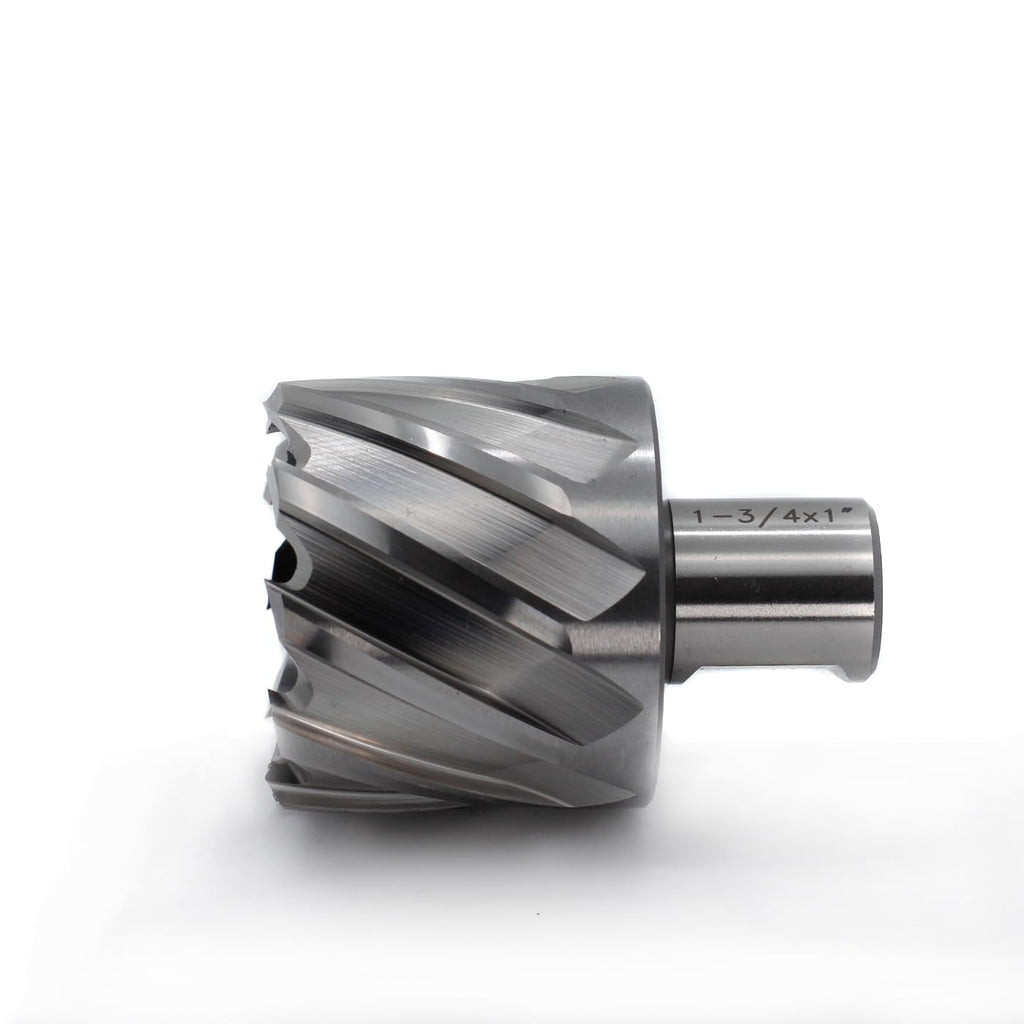 OSCARBIDE 1-3/4" x 1" HSS Annular Cutter 3/4" Weldon Shank Mag Drill Bit