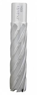 Accusize Industrial Tools 13/16'' Cutting Dia, 3/4'' Weldon Shank H.S.S. Annular Cutter, 3'' Cutting Depth, 2083-2018