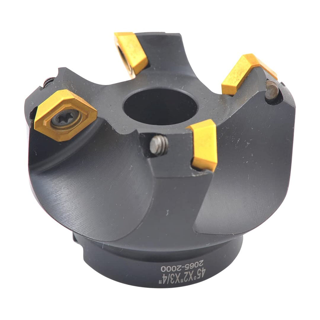 HHIP 2065-2000 2 Inch x 3/4 Bore 45 Degree SE Indexable Face Mill