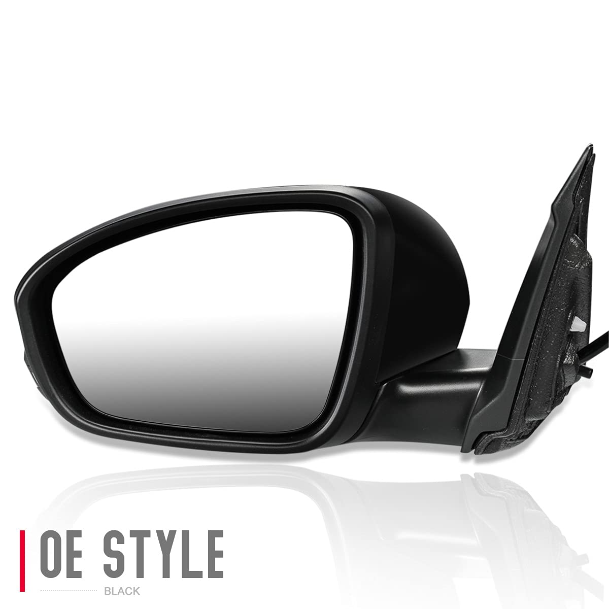 DNA Motoring OEM-MR-NI1320312 Left Side Powered Operated Foldable Heated Rear View Mirror w/Turn Signal Compatible with 2019-2020 Altima