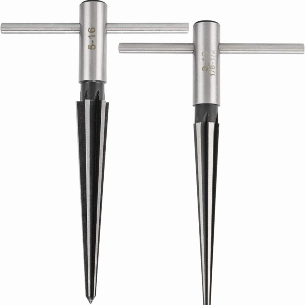 T-Handle Tapered Reamer Set 3–13mm (1/8″–1/2″) & 5–16mm (1/2″–5/8″)