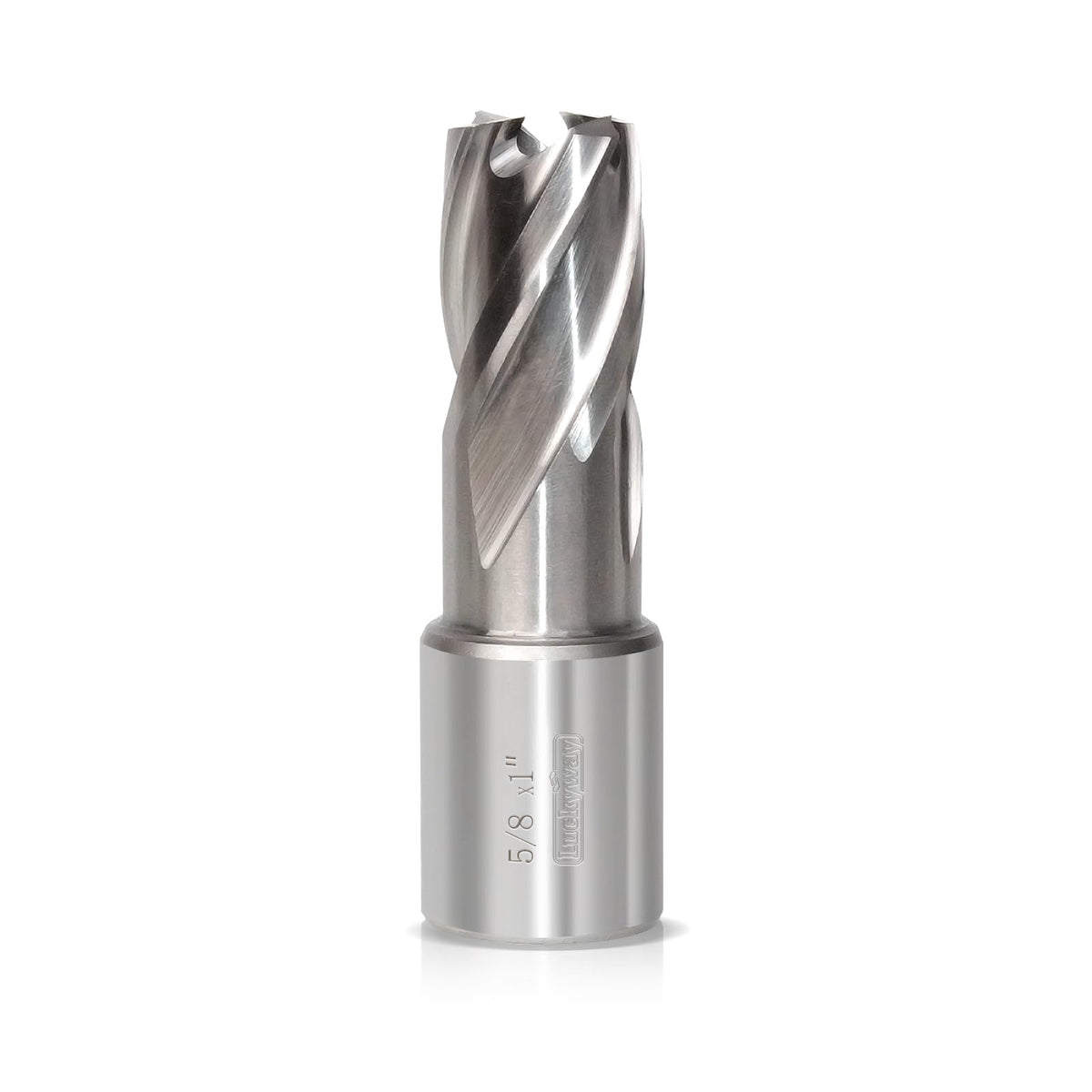 Luckyway 5/8 Inch Diameter x 1 Inch Depth of Cut Cyclone High Speed Steel Annular Cutter, 3/4 Inch Weldon Shank