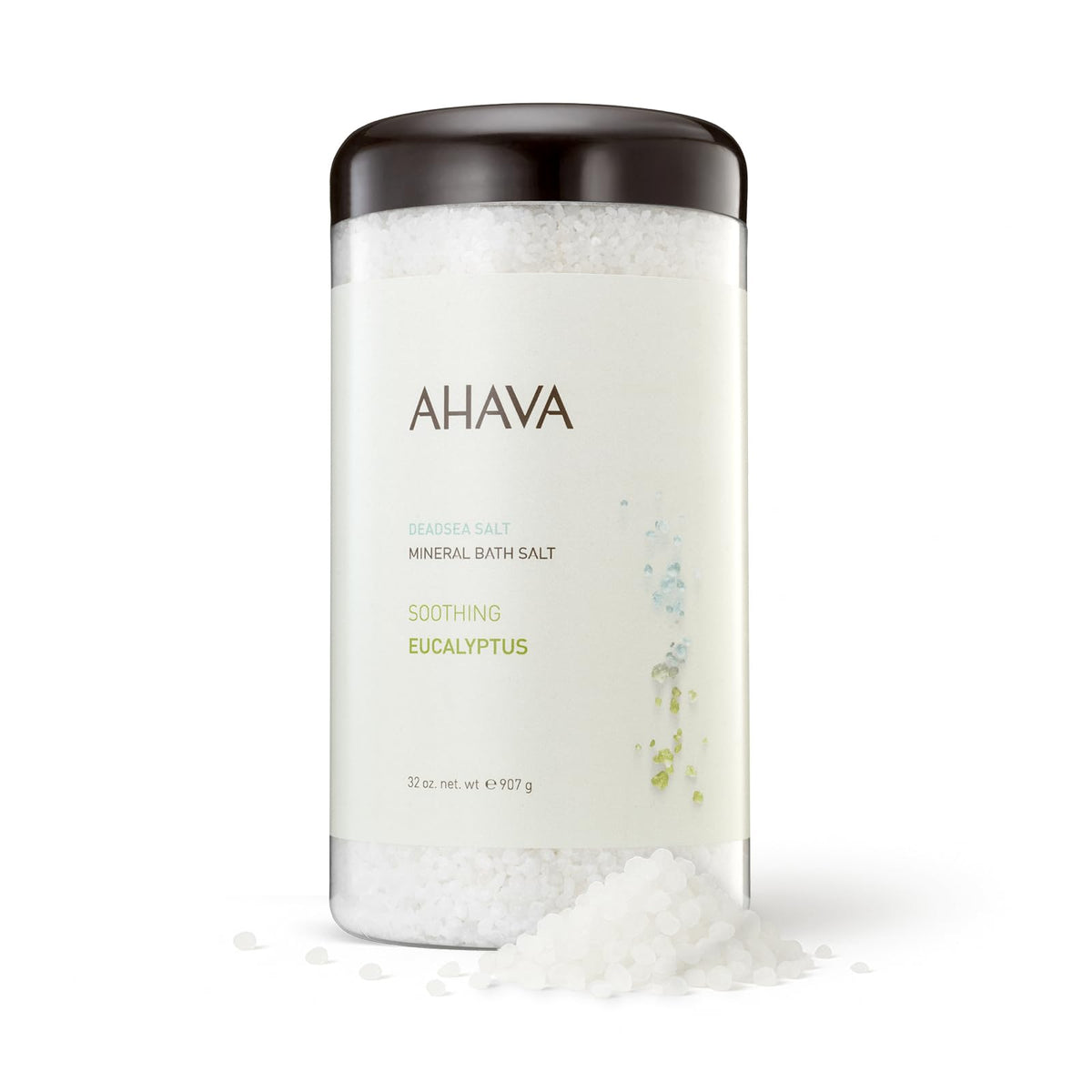 Dead Sea Mineral Bath Salt, Soothing Eucalyptus - Intense Relaxation for Body & Mind, Elevates Moisture, Softens &