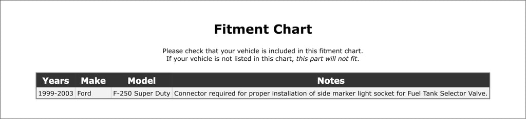 Front Parking Light Bulb Socket for Ford F-250 Super Duty 1999-2003#aP35