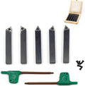 OSCARBIDE 3/8" Mini Indexable Lathe Turning Tool Holder 5-Piece