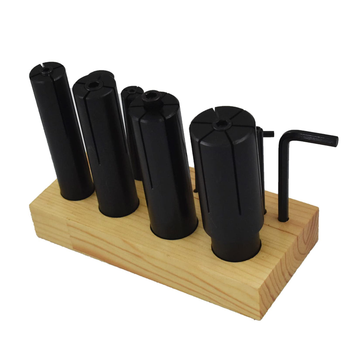 raseparter 1/4 In to 1-1/4 In Lathe Milling High Precision 8-Pack Expanding Arbors Set
