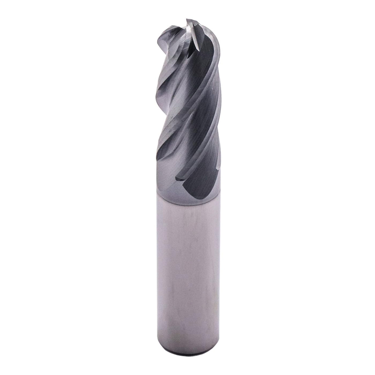 4 Flute Solid Carbide Ball Nose End Mill Cutter(1Pc, 1/2"), AlTiN Coated