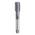 HARFINGTON 1/2"-24 UNS Thread Tap 6542 Cobalt High-Speed Steel TiCN Coated Plug Tap Right Hand Flat Head 4 Straight Flutes Screw Threading Hand Tap