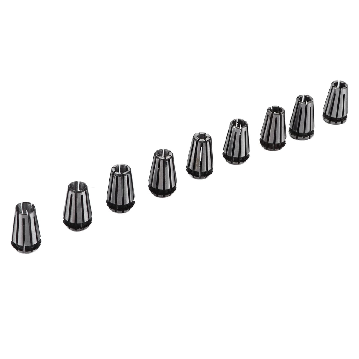 HURRISE ER8 Collet Set 9Pcs ER8 Collet Set for CNC Engraving Milling