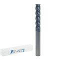 JIANXING 3/8" Extra Long 4-Flute Carbide Square End Mill, 4" OAL, 1Pc